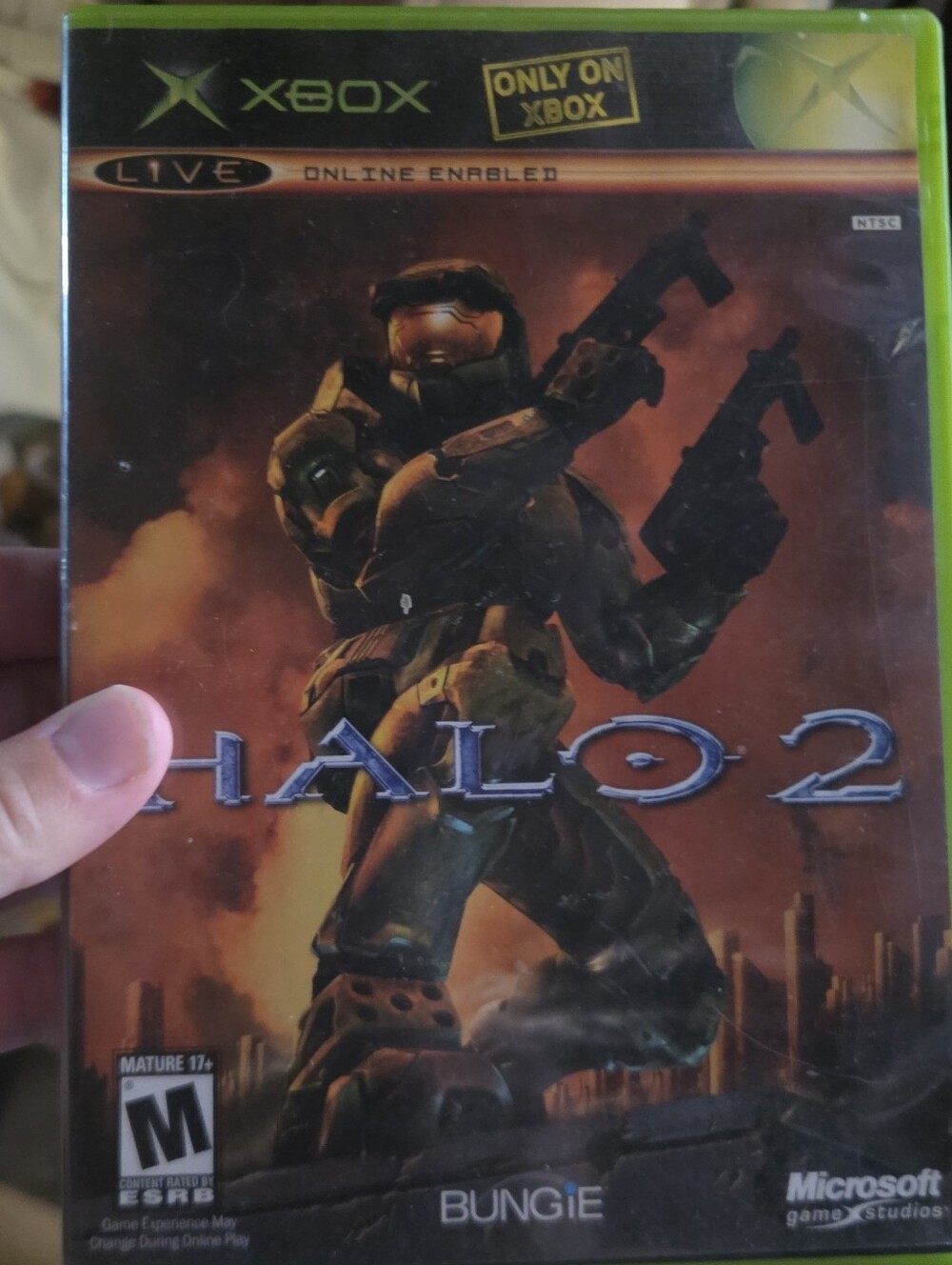 Microsoft Xbox Halo 2 in Green Case